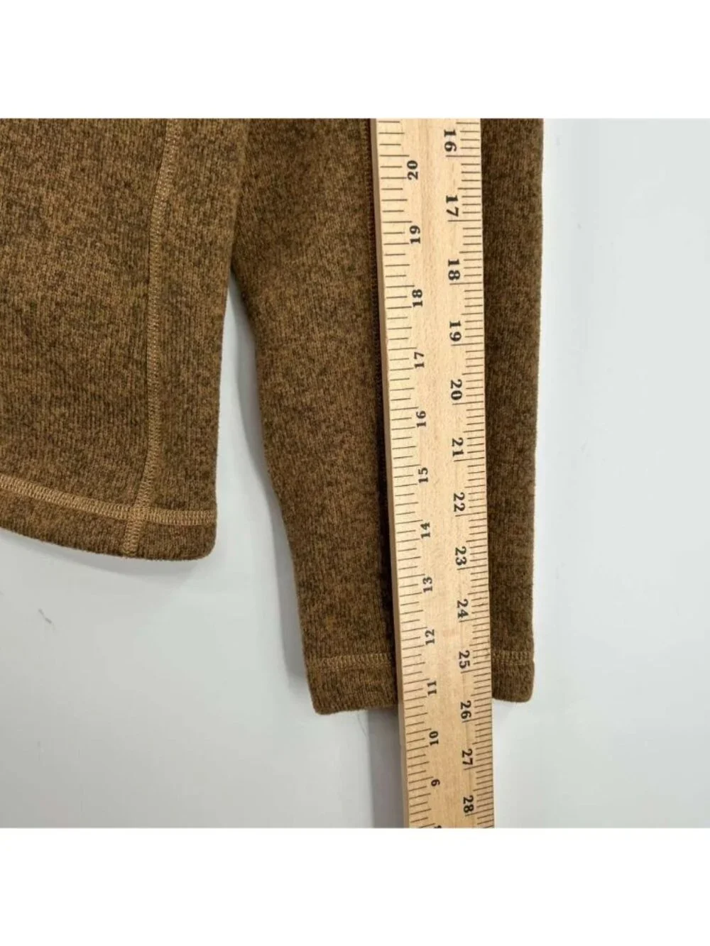 The North Face Gordon Lyons Jacket Men's Small Brown Fleece 1/2 Zip Pullover